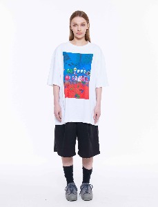GRAPHIC EMBROIDERY T-SHIRT WHITE